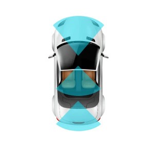 دوربین خودرو AZDOME مدل M550 PRO سه دوربین