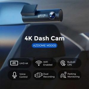 دوربین خودرو AZDOME مدل M300S دو دوربین