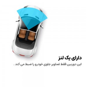 دوربین ثبت وقایع خودرو مخصوص مانیتور اندروید مدل P6