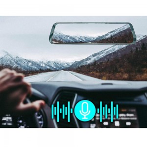 آینه مانیتوردار و دوربین دنده عقب خودرو مدل ۱2۰ DR