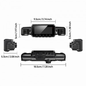 دوربین خودرویی 4 لنزه مدل M99 + پک اصلی با گارانتی