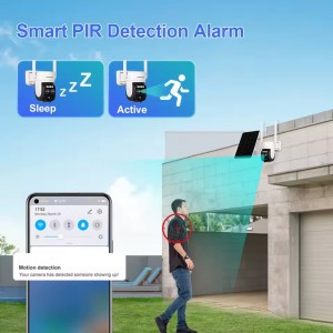 دوربین سولار دو لنز زوم دار سیمکارتی مدل TP2