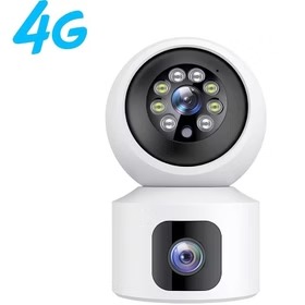 دوربین مداربسته سیمکارت خور دو لنز مدل SQ001-4G