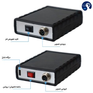 دوربین آندوسکوپی صنعتی شلنگی و بازرسی چاه و لوله 2 لنز 15 متری