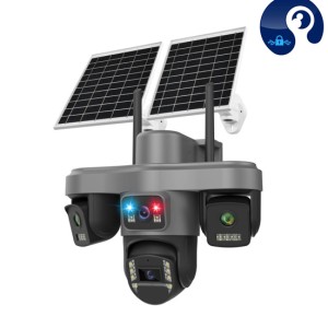 دوربین مداربسته خورشیدی 4 لنز دو پنل اوکم پرو مدل TA4