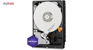 هارددیسک اینترنال وسترن دیجیتال مدل Purple WD10PURZ ظرفیت 1 ترابایت