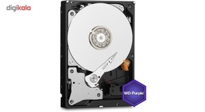 هارددیسک اینترنال وسترن دیجیتال مدل Purple WD20PURZ ظرفیت 2 ترابایت