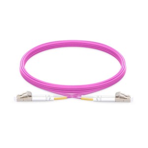 پچکورد فیبر نوری LC-LC/UPC/OM4/DX/2MM/2M