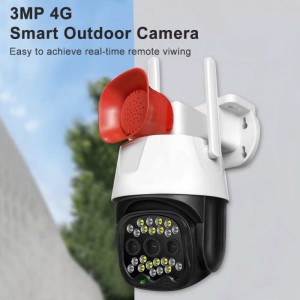دوربین مداربسته مینی اسپید دام چرخشی آژیردار ا MINI SPEED DOM V380