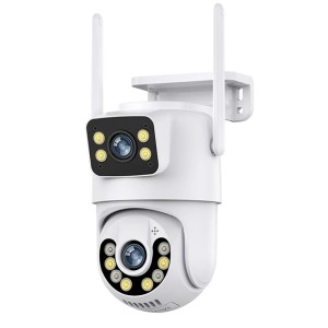 دوربین مداربسته مینی اسپید دام دو لنز نرم افزار icsee مدل- SF6