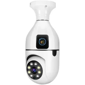 دوربین لامپی دو لنز چرخشی 4مگاپیکسل وی 380 پرو - V380 Pro