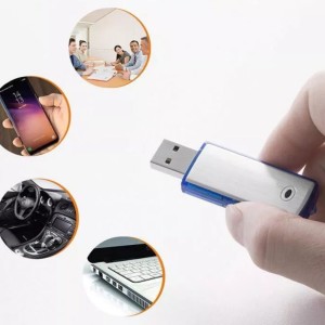 رکوردر ضبط صدا طرح فلش مدل آبی- طوسی USBFLASH DRIVE