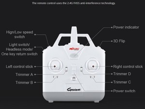 MJX X708 Remote Control 2.4Ghz