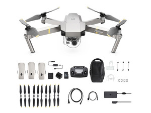 کوادکوپتر مویک پرو پلاتینیوم کمبو DJI Mavic Pro Platinum Fly more Combo