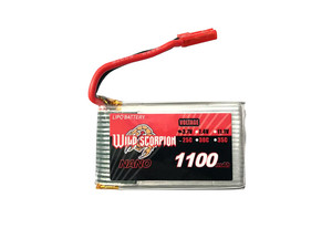 باتری لیتیوم پلیمر با ظرفیت 1100mAh