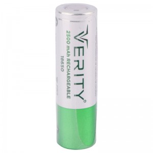 باتری شارژی سرتخت VERITY 5C 2500MAH 18650