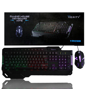 کیبورد و ماوس سیمدار گیمینگ VERITY 6121