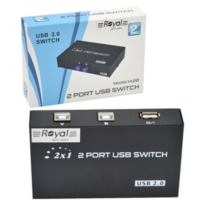 دیتا سوییچ ROYAL USB 2PORT