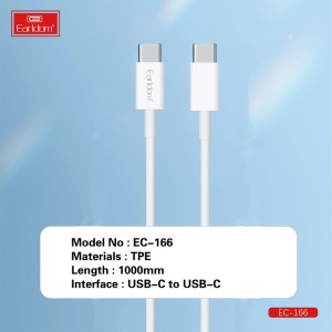 کابل شارژر تایپ سی به تایپ سی EARLDOM EC166
