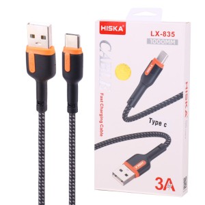 کابل شارژر تایپ سی HISKA LX835