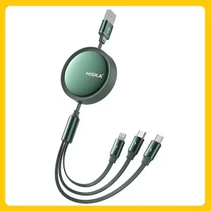کابل شارژر سه کاره HISKA LX10