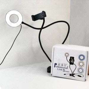 رینگ لایت گیره ای 2IN1