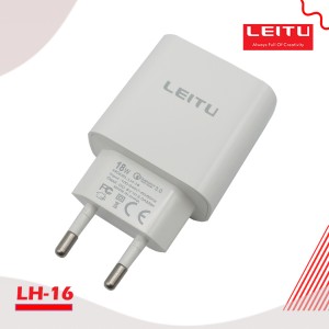 شارژر دیواری LEITU LH16 + کابل تایپ سی