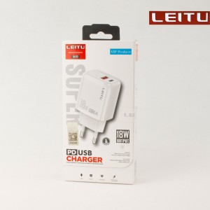 شارژر دیواری LEITU LH23 + کابل میکرو