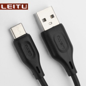 شارژر دیواری LEITU LH24 + کابل آیفون