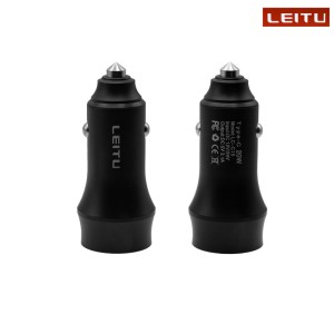 شارژر فندکی LEITU LCC15 PD 20W + کابل تایپ سی