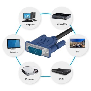 کابل ENZO 1.5M 351 3+5 VGA