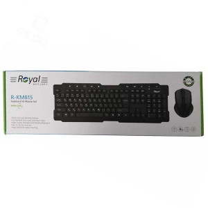 کیبورد و ماوس بی سیم ROYAL KM815