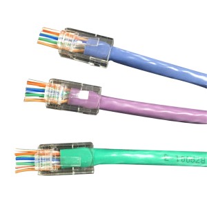 سوکت شبکه پلاستیکی CAT6 OPEN END