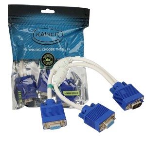 تبدیل دو به یک  KAISER 3+6 VGA