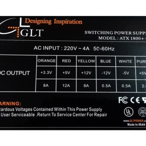 منبع تغذیه کامپیوتر GLT 270W