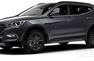 کفپوش سه بعدی فابریک Santafe ix45  2017 - 2018