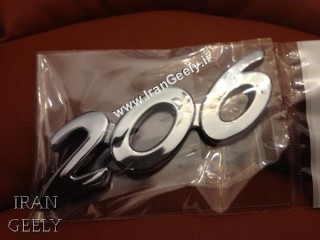 206 ABS Badges ( قیمت حراجی )