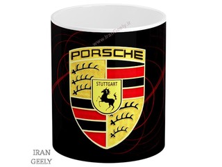 ماگ با لوگو پورشه مشکی