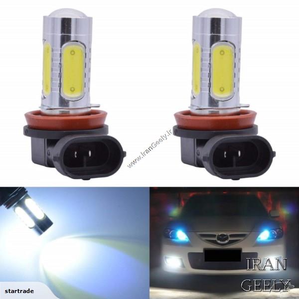 یک جفت لامپ سی او بی پر قدرت H8 / H11 ( قیمت ویژه حراجی )