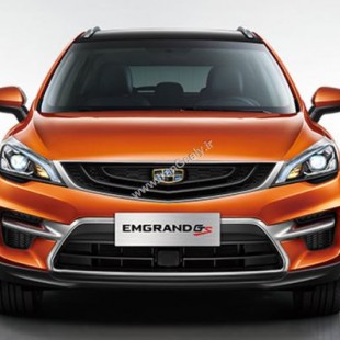 یک جفت چراغ درب فابریک خودرو جیلی با لوگو Geely Emgrand EC7/7