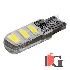 دو عدد لامپ جدید T10-6SMD-5630-silicone