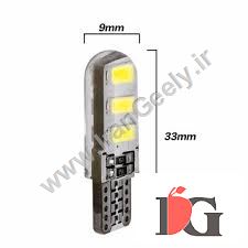 دو عدد لامپ جدید T10-6SMD-5630-silicone