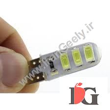 دو عدد لامپ جدید T10-6SMD-5630-silicone
