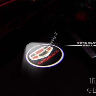 یک جفت چراغ درب فابریک خودرو جیلی با لوگو Geely Emgrand EC7/7