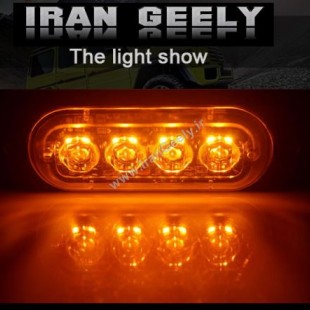 یک عدد چراغ لنزی ۴ LED در ۴ رنگ ( قیمت حراجی )
