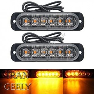 یک عدد چراغ 6 LED استروب