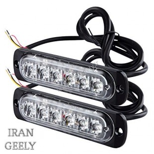 یک عدد چراغ 6 LED استروب