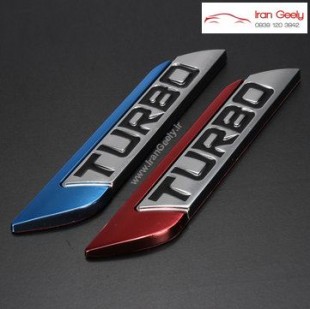 New 3D TURBO Emblem