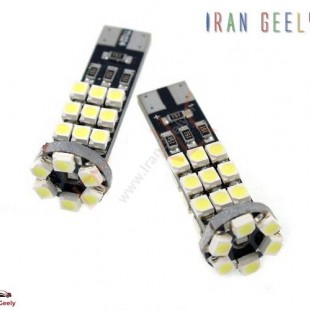 دو عدد لامپ ۲۴ اس ام دی پر قدرت CANBUS-White