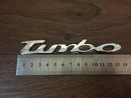 TURBO ABS Italic Badges